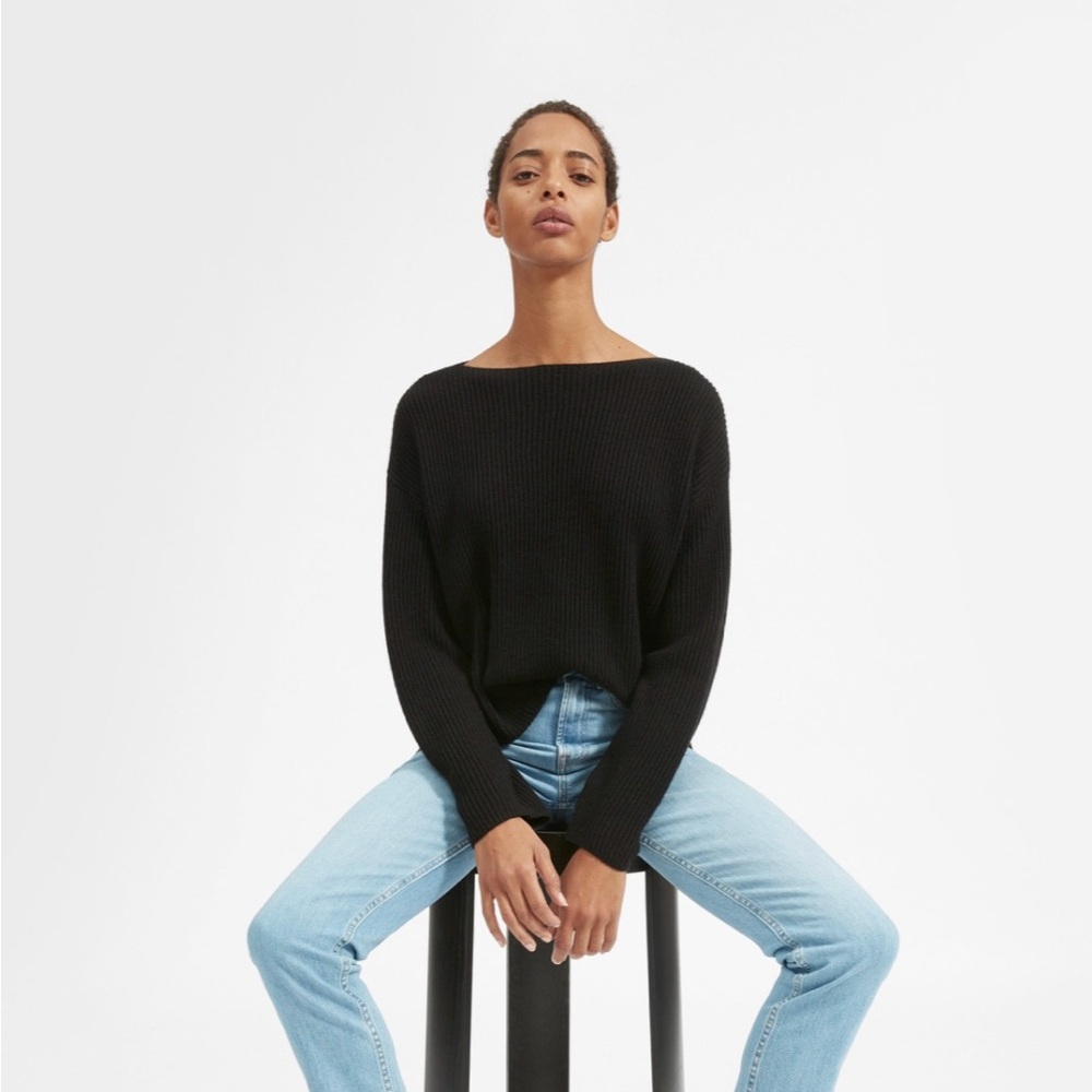 Everlane The Cashmere Rib Boatneck